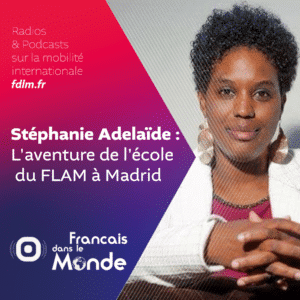 Stéphanie Adelaïde présente l'Ecole du Flam à Madrid qui, en 10 ans, a aidé 500 enfants