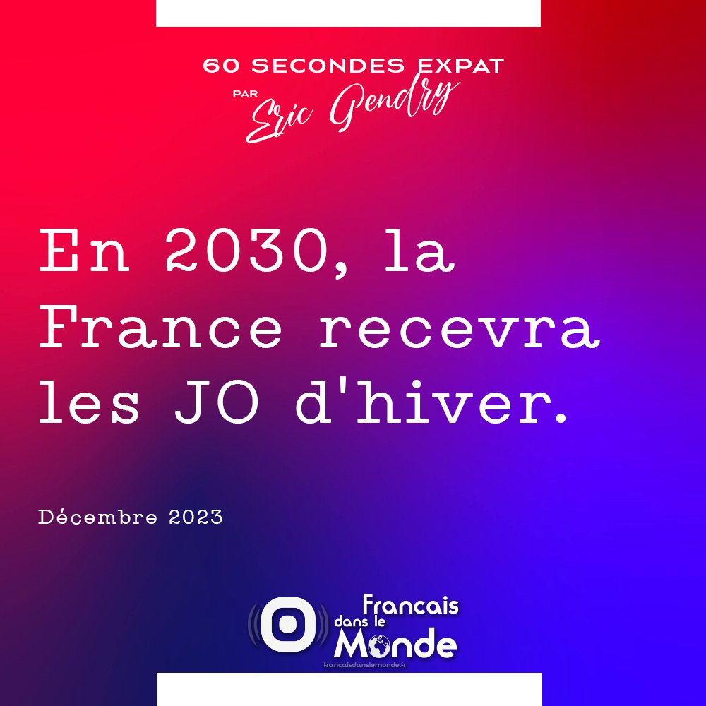 La France est décidément un pays très très olympique. 6 ans après avoir accueilli les jeux d'été,  elle recevra donc en 2030 les jeux d'hiver.  