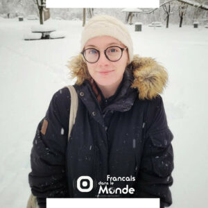 Dorine Ibrelisle se sentait attirée par le froid : la voila établie à Montréal où elle présente son podcast "Citoyens du monde"