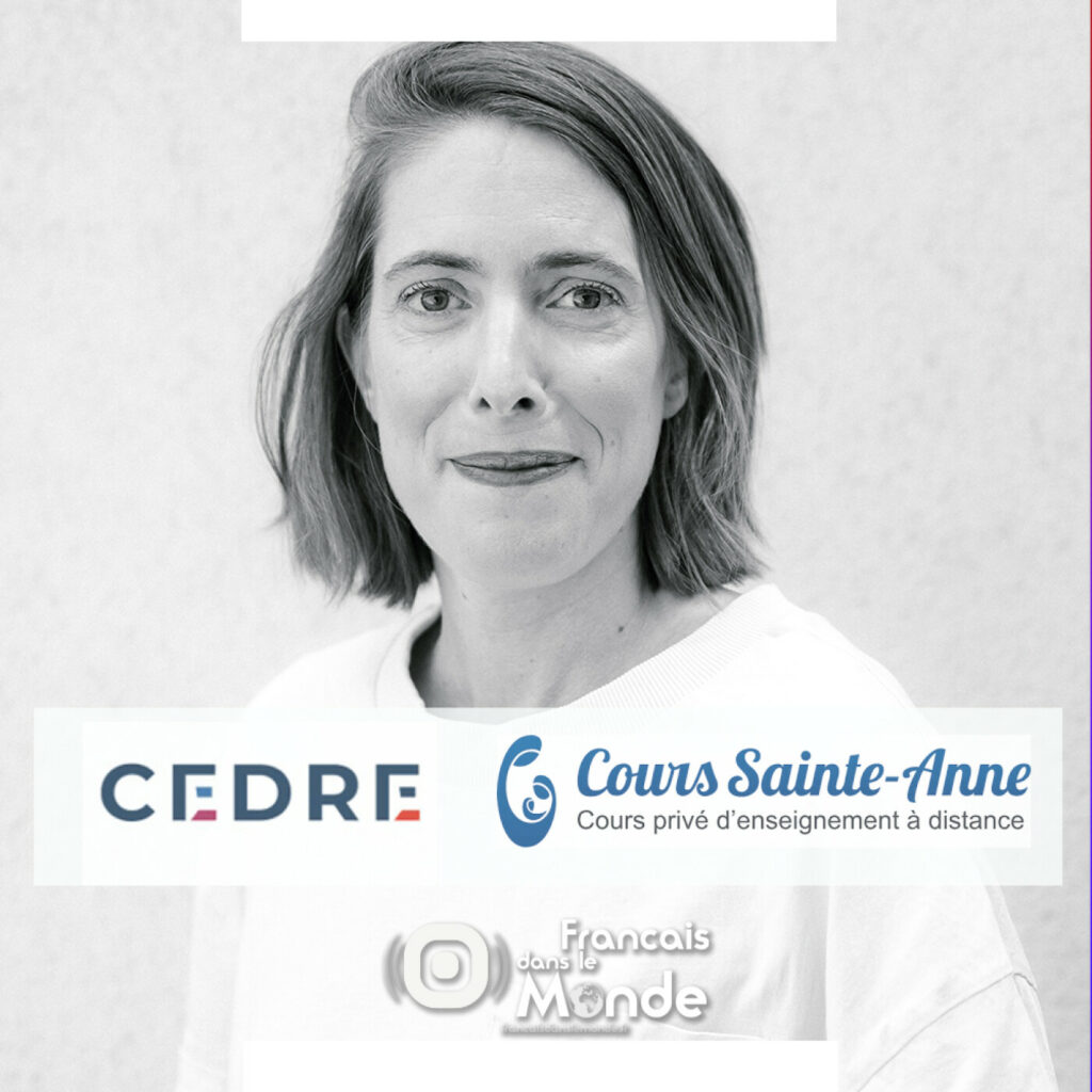 Perrine De la Ruffie, directrice des Cours Sainte Anne, présente le nouveau programme en Français