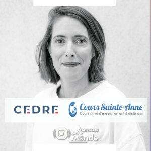 Perrine De la Ruffie, directrice des Cours Sainte Anne, présente le nouveau programme en Français