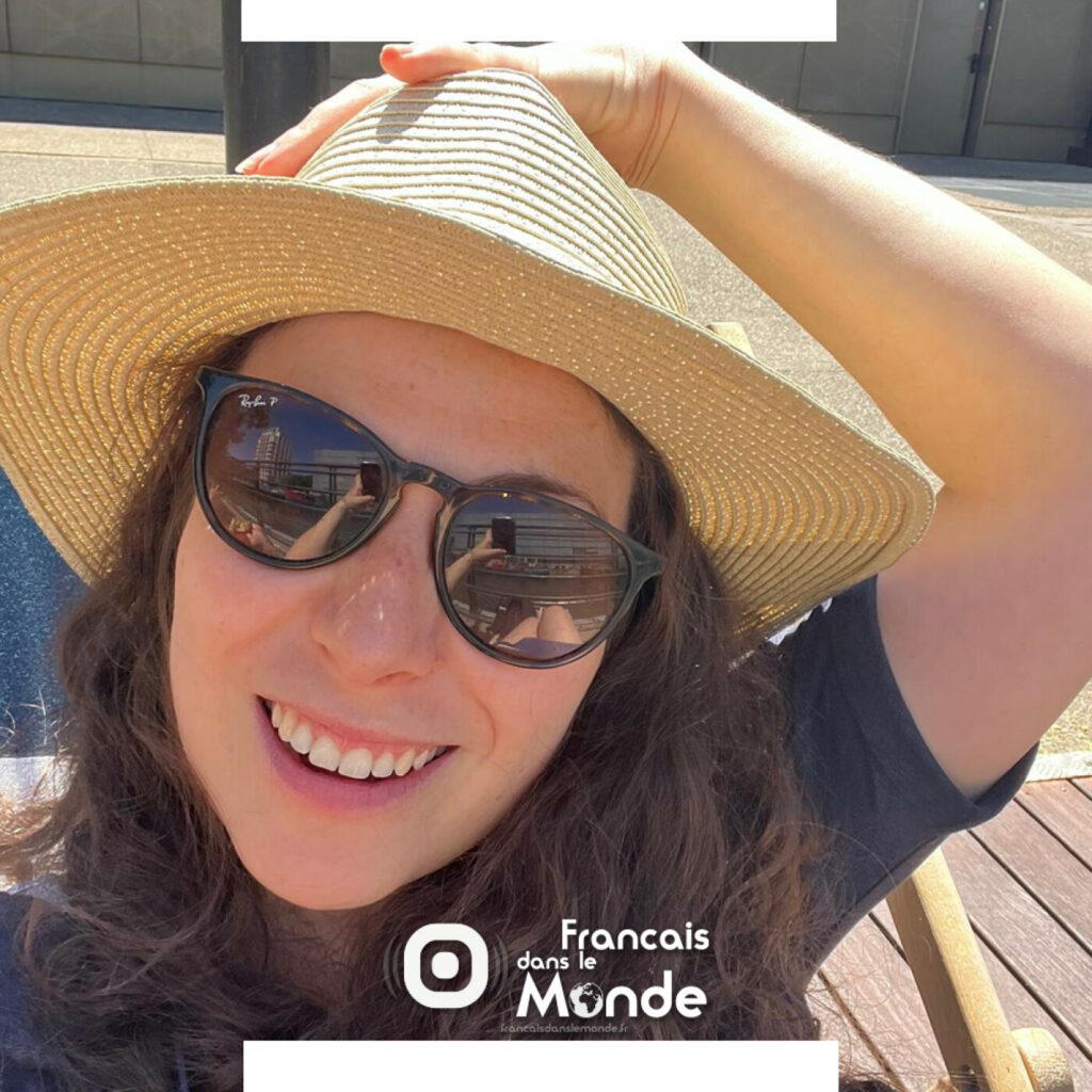 Anaïs Laurent enseigne le Français pour la communauté Anglophone de Montréal