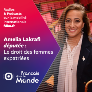 Amelia Lakrafi lutte contre les violences conjugales à l'étranger