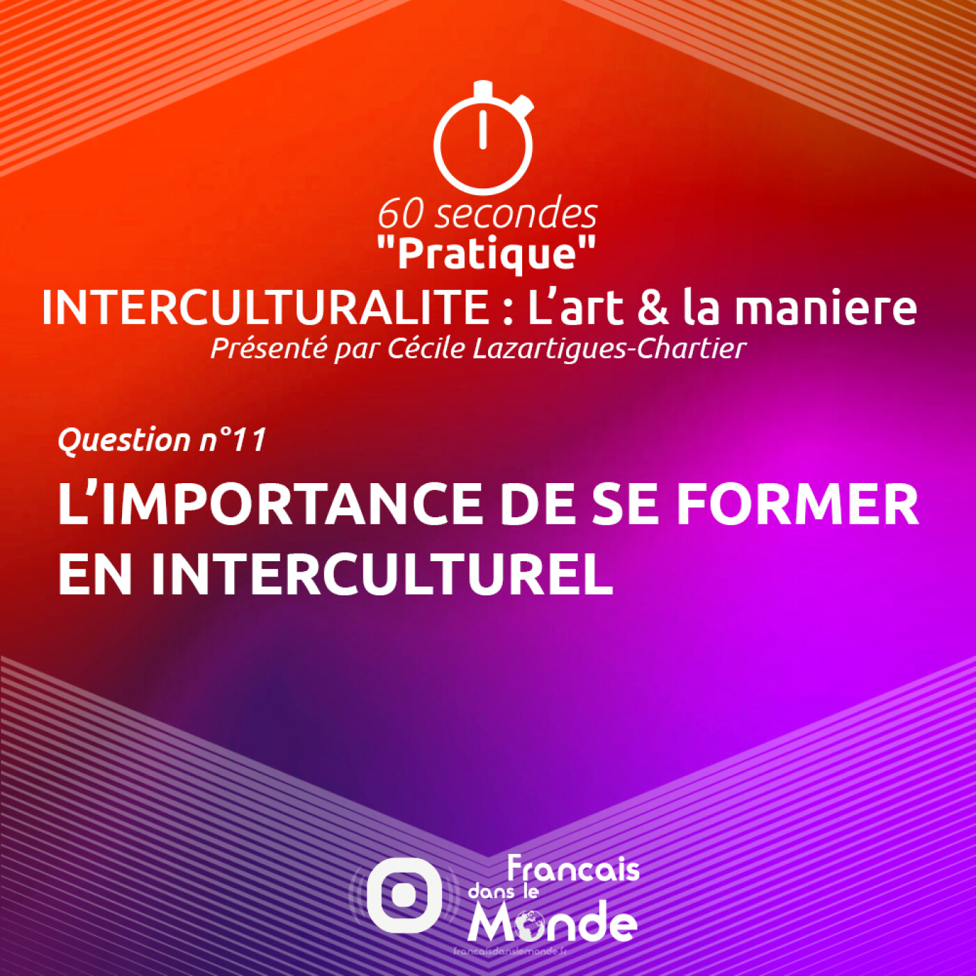 Interculturalité (Q11) : L’importance de se former en interculturel