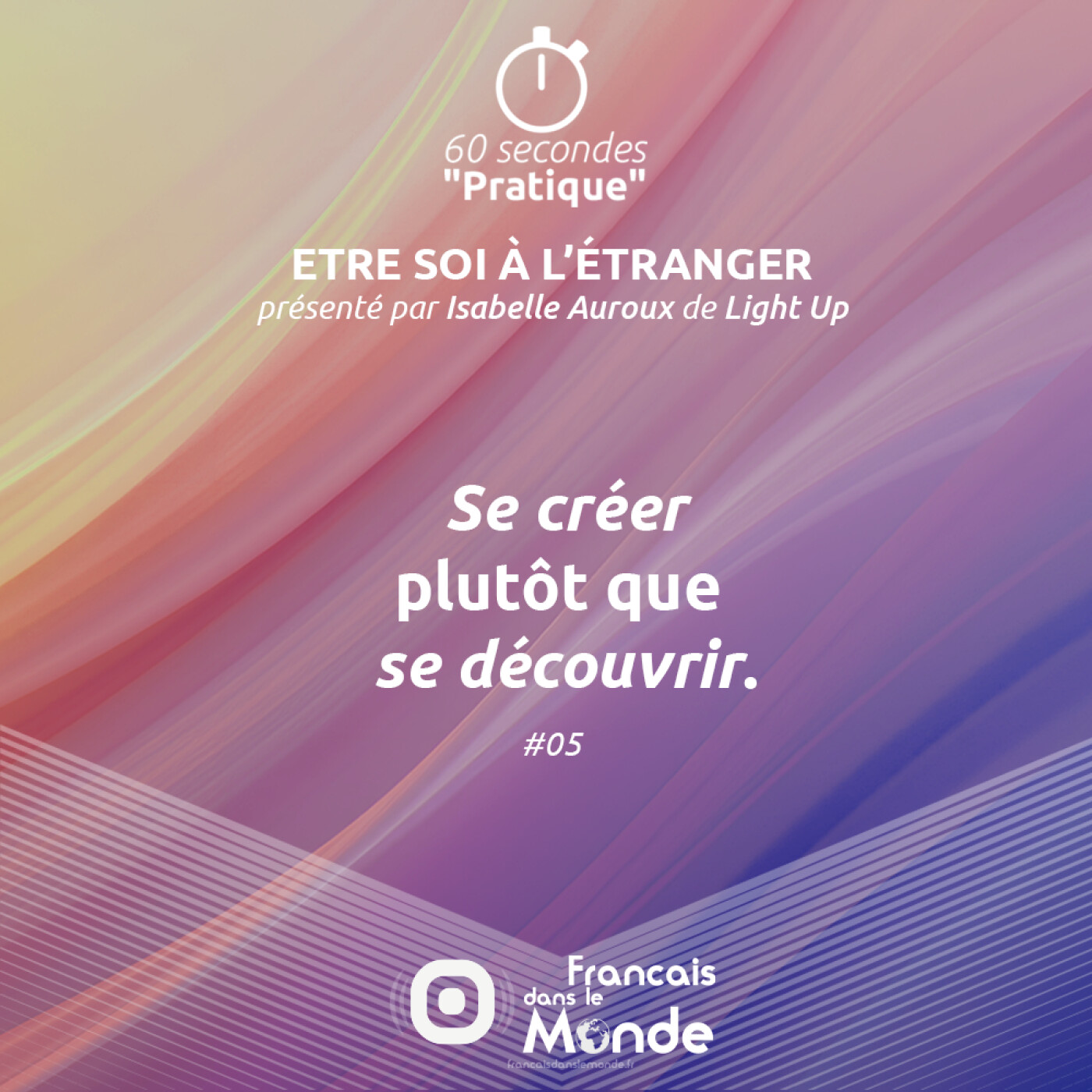 Se « créer » plutôt que se « découvrir »…