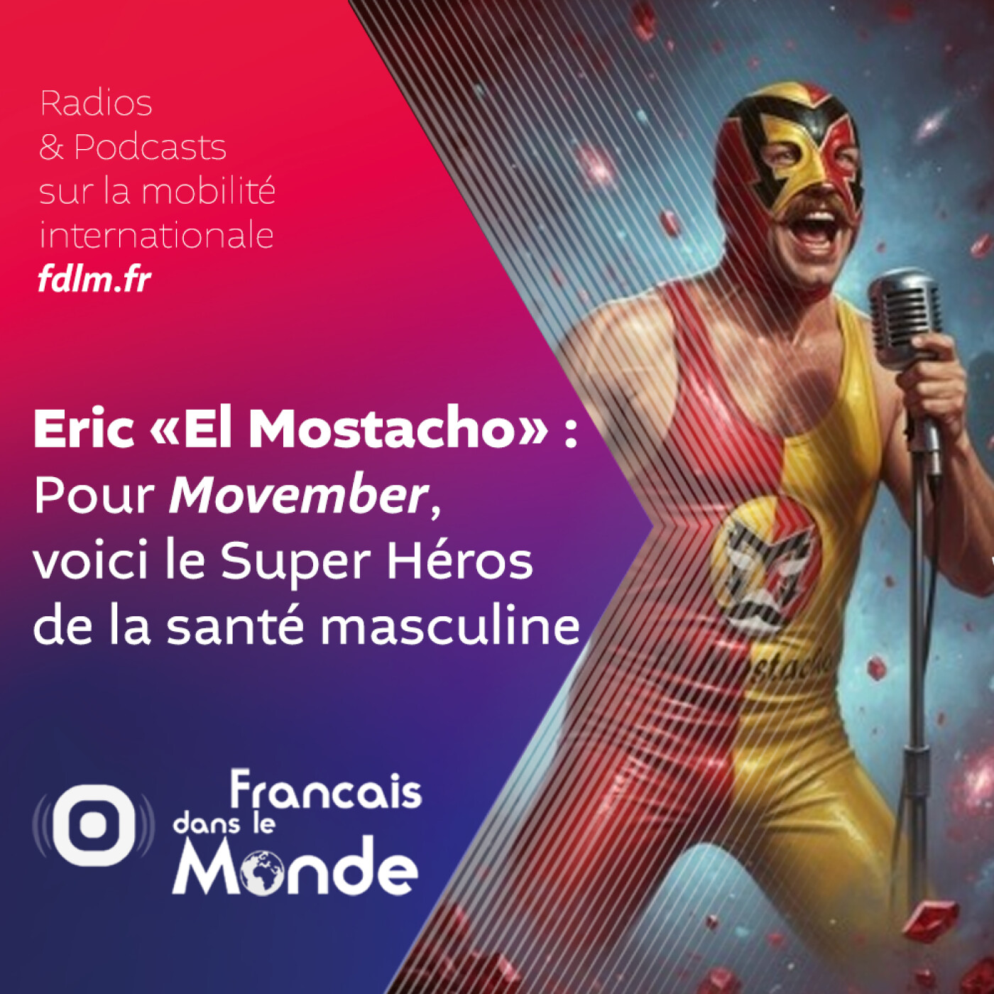 Movember : Depuis Dubaï, Eric sensibilise avec style et moustache